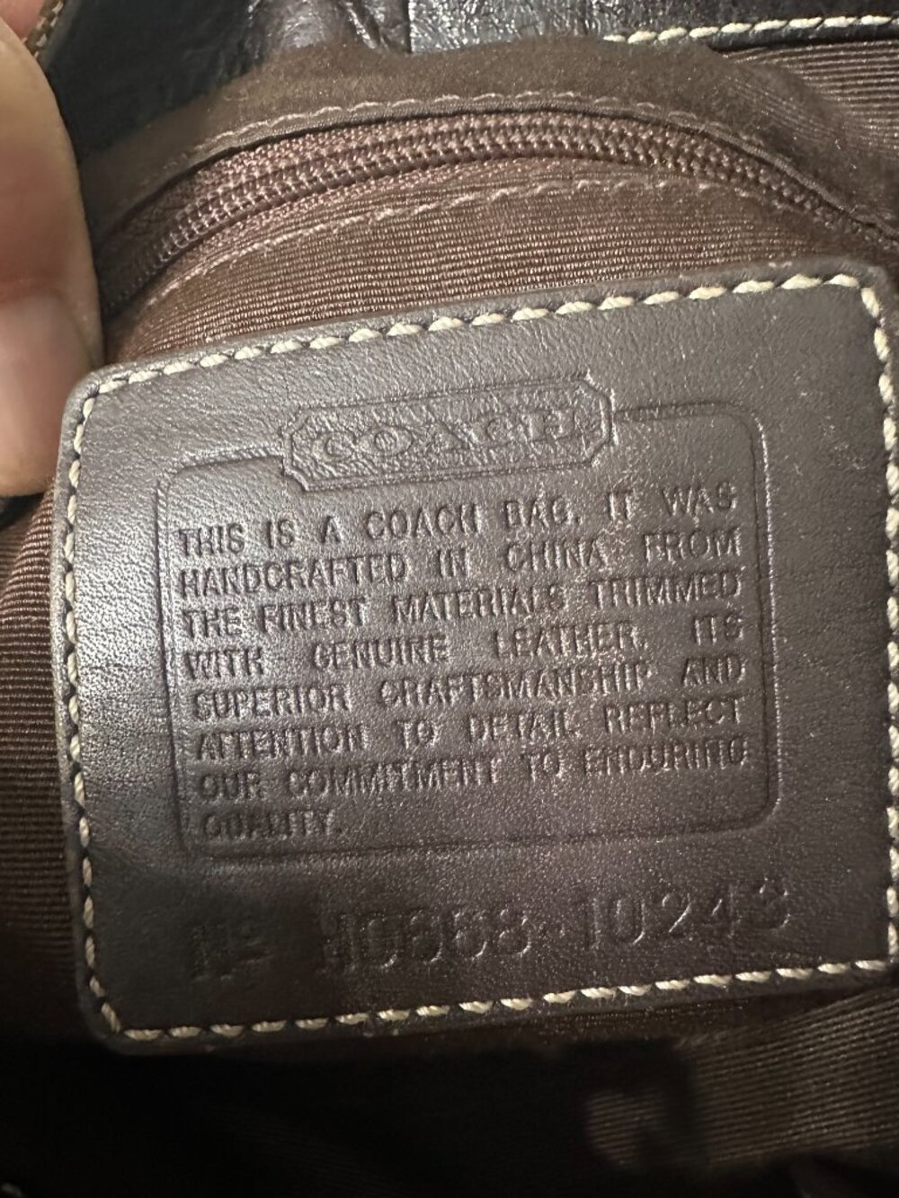 Coach Signature Canvas Hamptons Hobo- vintage Y2K - Picture 5 of 5